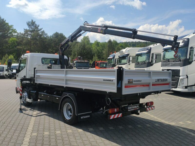 Mitsubishi Canter Fuso 9C18 3.0/180KM Automat, HDS FASSI F30 Wywrotka 3-str Skrzynia Biegów Automat Klimatyzacja DMC-8550kg UNIKAT Super Stan !!!