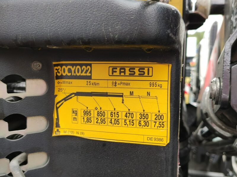 Mitsubishi Canter Fuso 9C18 3.0/180KM Automat, HDS FASSI F30 Wywrotka 3-str Skrzynia Biegów Automat Klimatyzacja DMC-8550kg UNIKAT Super Stan !!!