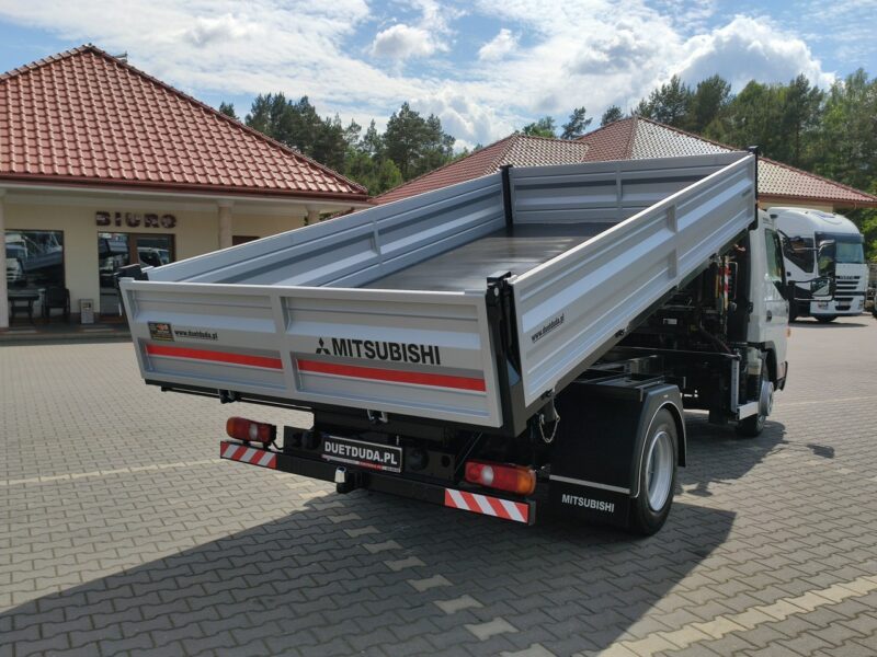 Mitsubishi Canter Fuso 9C18 3.0/180KM Automat, HDS FASSI F30 Wywrotka 3-str Skrzynia Biegów Automat Klimatyzacja DMC-8550kg UNIKAT Super Stan !!!