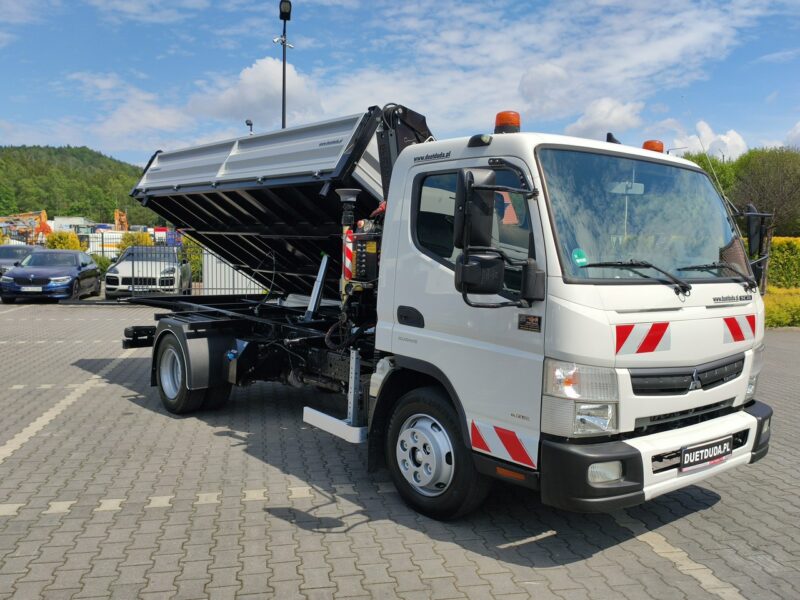 Mitsubishi Canter Fuso 9C18 3.0/180KM Automat, HDS FASSI F30 Wywrotka 3-str Skrzynia Biegów Automat Klimatyzacja DMC-8550kg UNIKAT Super Stan !!!