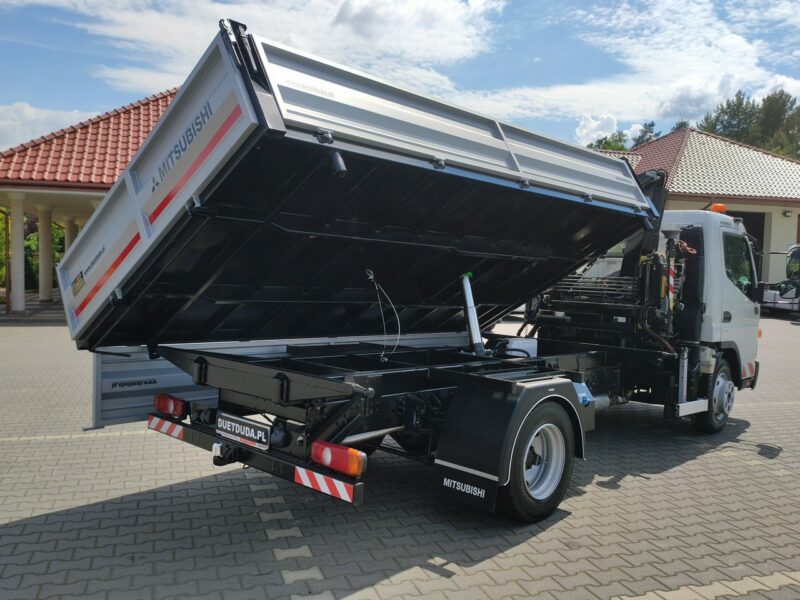 Mitsubishi Canter Fuso 9C18 3.0/180KM Automat, HDS FASSI F30 Wywrotka 3-str Skrzynia Biegów Automat Klimatyzacja DMC-8550kg UNIKAT Super Stan !!!