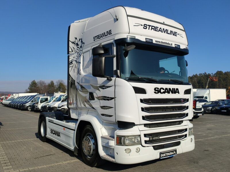 Scania R 450 Topline E6 4x2 Retarder Klima Postojowa !!! Serwisowana Bezwypadkowa Super Zadbana UNIKAT STAN !!