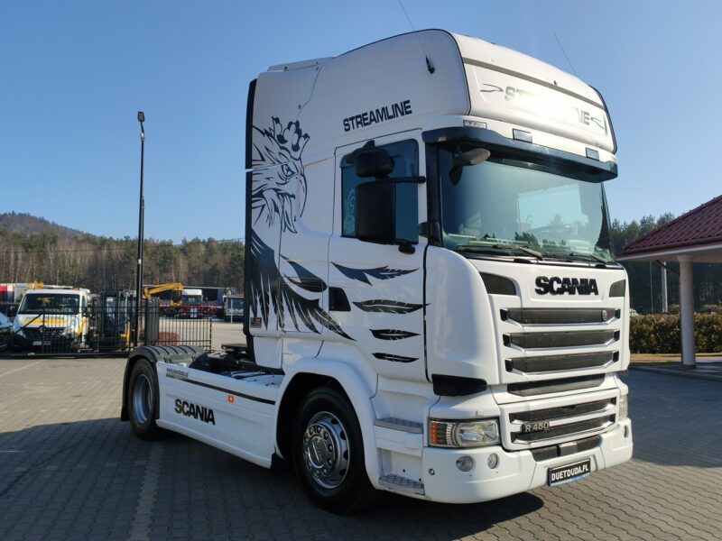 Scania R 450 Topline E6 4x2 Retarder Klima Postojowa !!! Serwisowana Bezwypadkowa Super Zadbana UNIKAT STAN !!