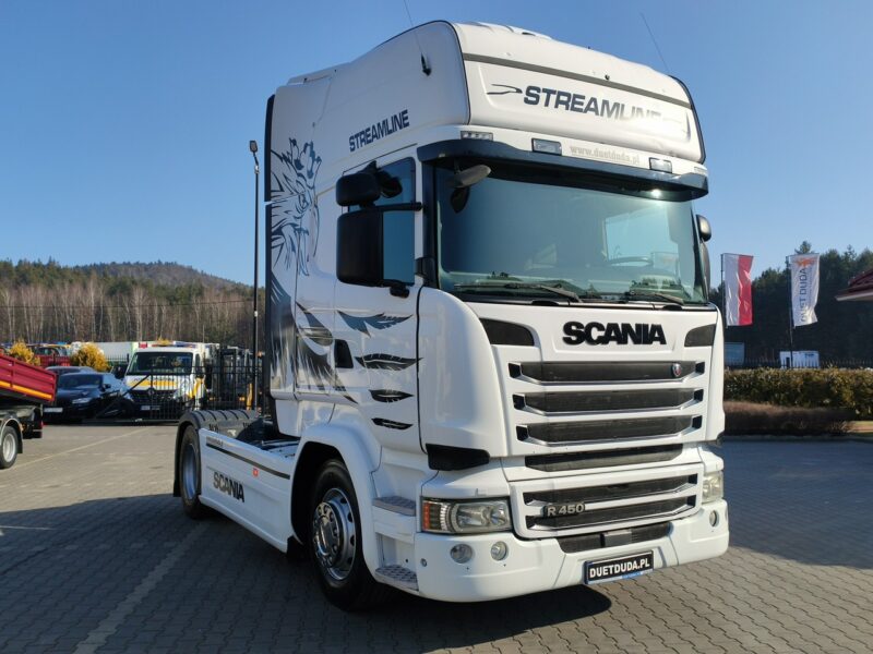 Scania R 450 Topline E6 4x2 Retarder Klima Postojowa !!! Serwisowana Bezwypadkowa Super Zadbana UNIKAT STAN !!