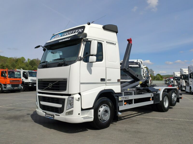 Volvo FH 460 Globetrotter Hakowiec Kipper Meiller E5 Napęd 6x2 Oś Skrętna UNIKAT