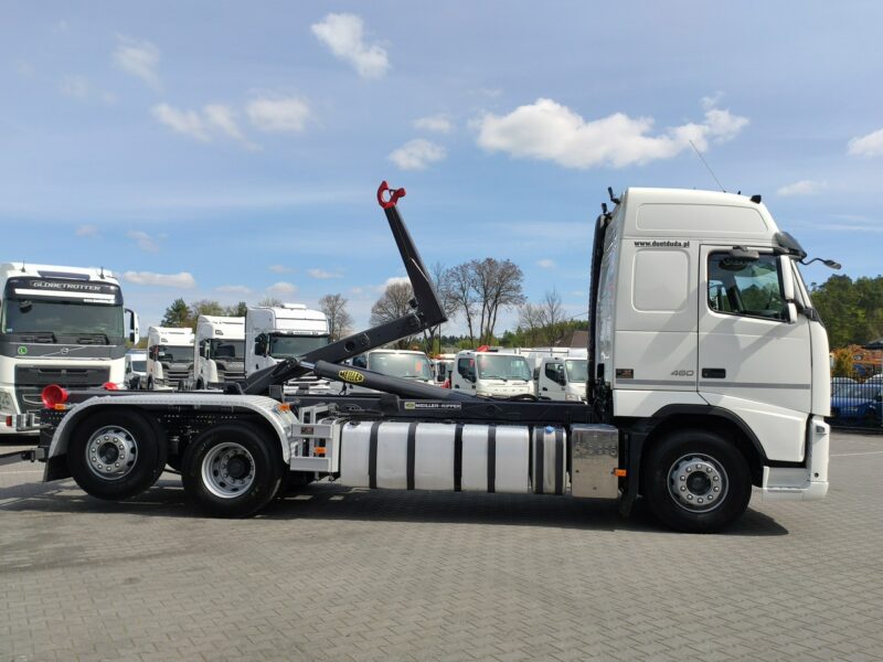 Volvo FH 460 Globetrotter Hakowiec Kipper Meiller E5 Napęd 6x2 Oś Skrętna UNIKAT
