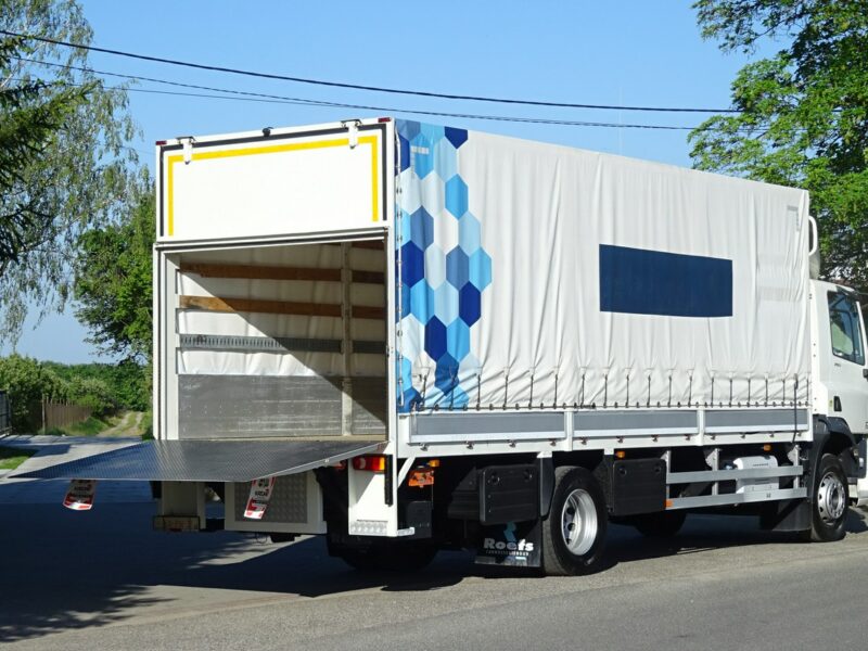 DAF CF 250 Euro 6 burto - firanka z windą,706 tys.km ! sprowadzony Skrzynia burto firanka z windąklapa ład. 10080 waga elektroniczna spro