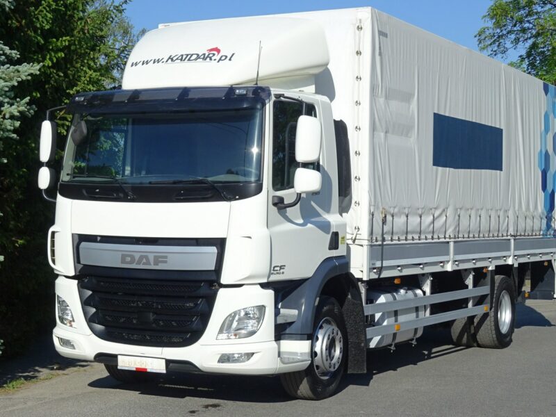 DAF CF 250 Euro 6 burto - firanka z windą,706 tys.km ! sprowadzony Skrzynia burto firanka z windąklapa ład. 10080 waga elektroniczna spro