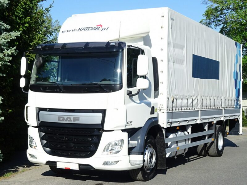 DAF CF 250 Euro 6 burto - firanka z windą,706 tys.km ! sprowadzony Skrzynia burto firanka z windąklapa ład. 10080 waga elektroniczna spro