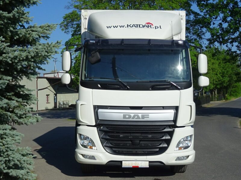 DAF CF 250 Euro 6 burto - firanka z windą,706 tys.km ! sprowadzony Skrzynia burto firanka z windąklapa ład. 10080 waga elektroniczna spro
