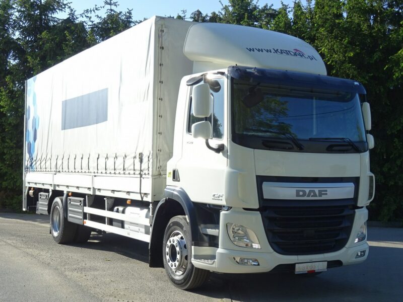 DAF CF 250 Euro 6 burto - firanka z windą,706 tys.km ! sprowadzony Skrzynia burto firanka z windąklapa ład. 10080 waga elektroniczna spro
