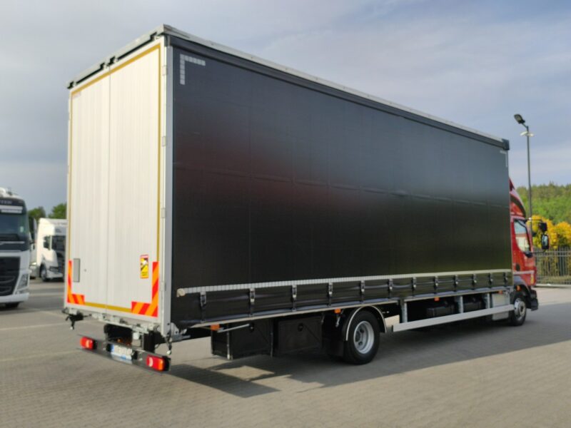 Volvo FL12.240 E6 Firana Tył Drzwi Dach Zsuwany Bogato Wyposażony !!! Ład-5523kg DMC-11990kg Kabina Glob Salon PL Zadbany Super STAN !!!