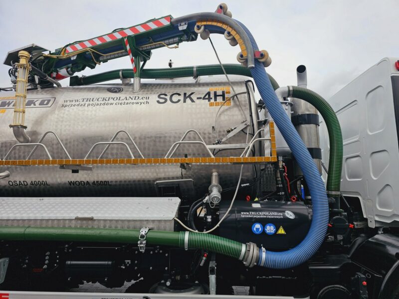 DAF WUKO SCK-4HW do zbierania odpadów płynnych separatorów WUKO asenizacyjny separator beczka odpady czyszczenie kanalizacja