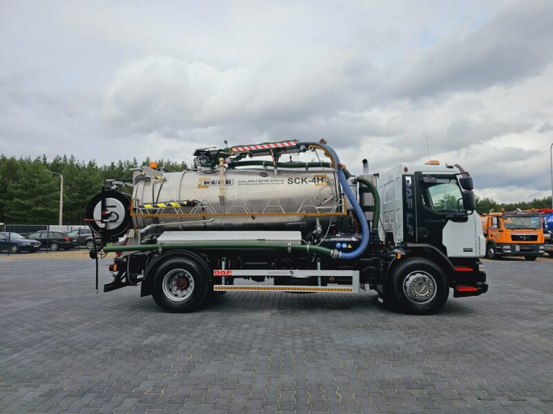 DAF WUKO SCK-4HW do zbierania odpadów płynnych separatorów WUKO asenizacyjny separator beczka odpady czyszczenie kanalizacja