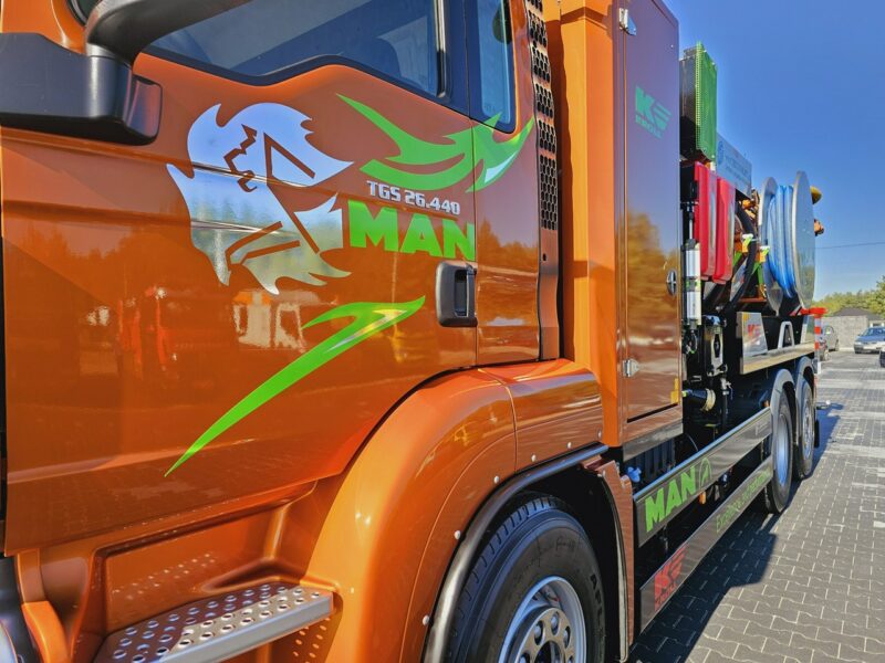 MAN WUKO KROLL ADR KOMBI DO CZYSZCZENIA KANAŁÓW NOWY ADR od 18.04. asenizacyjny separator beczka odpady czyszczenie