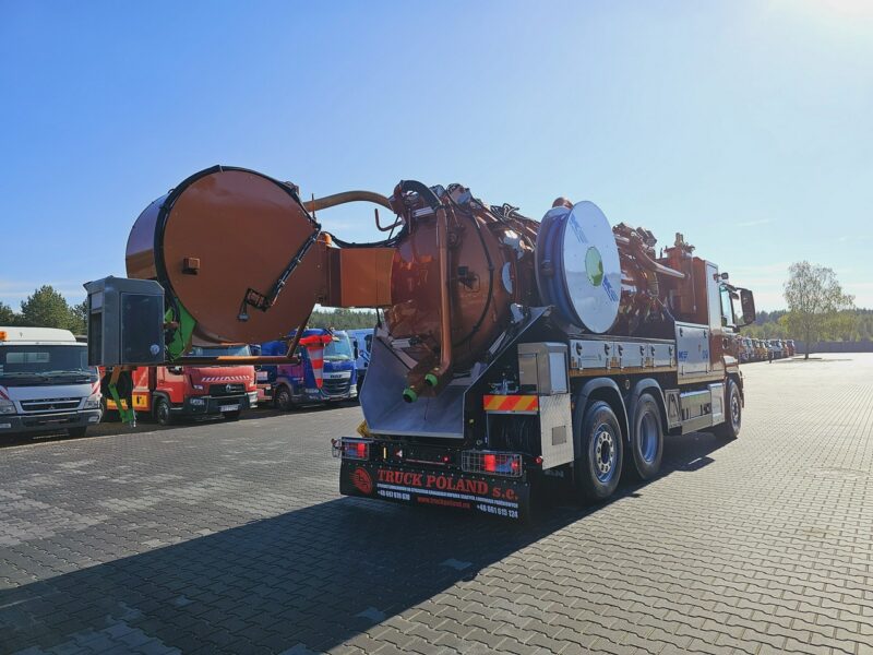 MAN WUKO KROLL ADR KOMBI DO CZYSZCZENIA KANAŁÓW NOWY ADR od 18.04. asenizacyjny separator beczka odpady czyszczenie