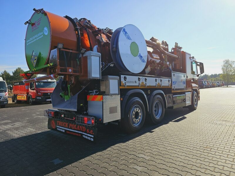 MAN WUKO KROLL ADR KOMBI DO CZYSZCZENIA KANAŁÓW NOWY ADR od 18.04. asenizacyjny separator beczka odpady czyszczenie