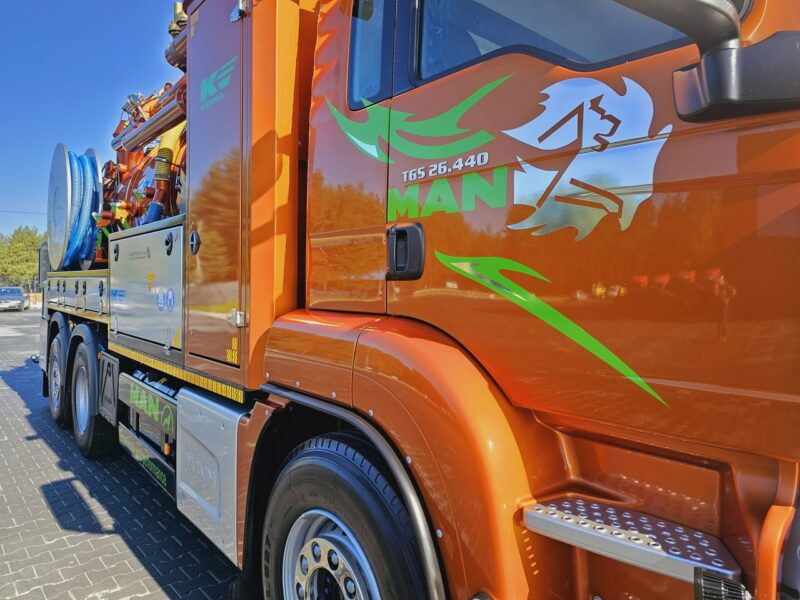 MAN WUKO KROLL ADR KOMBI DO CZYSZCZENIA KANAŁÓW NOWY ADR od 18.04. asenizacyjny separator beczka odpady czyszczenie