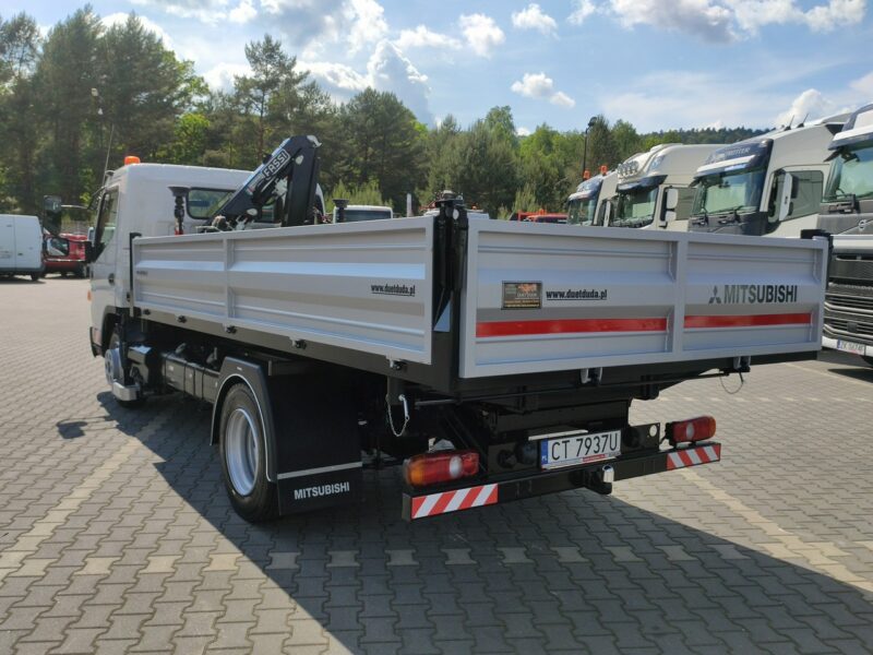 Mitsubishi Canter Fuso 9C18 3.0/180KM Automat, HDS FASSI F30 Wywrotka 3-str Skrzynia Biegów Automat Klimatyzacja DMC-8550kg UNIKAT Super Stan !!!