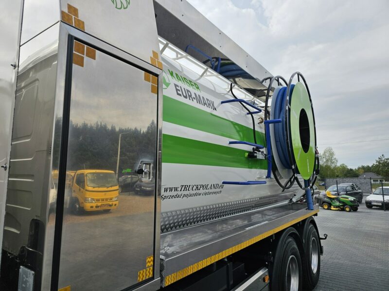 Scania WUKO KAISER EUR-MARK PKL 8.8 DO CZYSZCZENIA KANAŁÓW KOMBI WUKO asenizacyjny separator beczka odpady czyszczenie kanalizacja