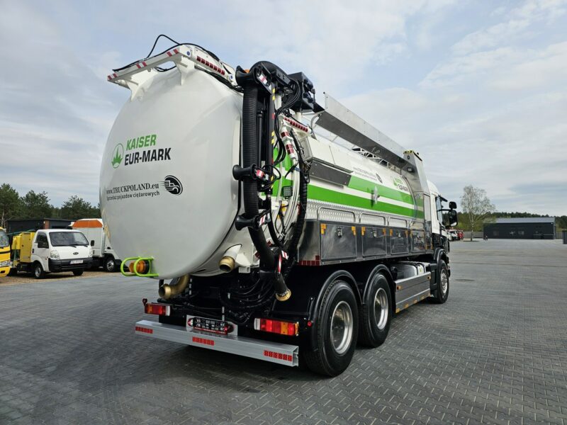 Scania WUKO KAISER EUR-MARK PKL 8.8 DO CZYSZCZENIA KANAŁÓW KOMBI WUKO asenizacyjny separator beczka odpady czyszczenie kanalizacja