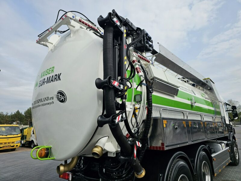 Scania WUKO KAISER EUR-MARK PKL 8.8 DO CZYSZCZENIA KANAŁÓW KOMBI WUKO asenizacyjny separator beczka odpady czyszczenie kanalizacja