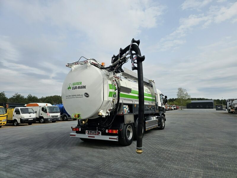 Scania WUKO KAISER EUR-MARK PKL 8.8 DO CZYSZCZENIA KANAŁÓW KOMBI WUKO asenizacyjny separator beczka odpady czyszczenie kanalizacja