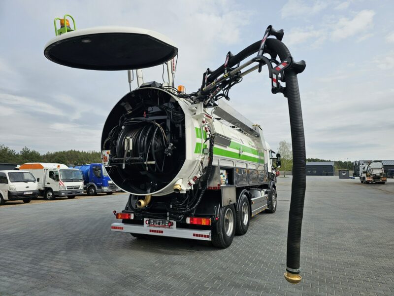 Scania WUKO KAISER EUR-MARK PKL 8.8 DO CZYSZCZENIA KANAŁÓW KOMBI WUKO asenizacyjny separator beczka odpady czyszczenie kanalizacja