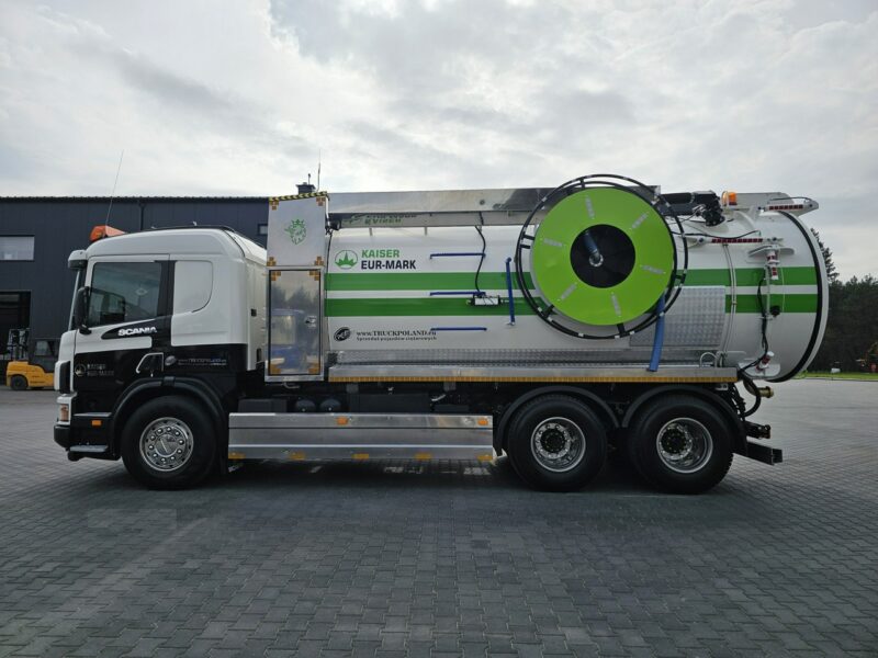 Scania WUKO KAISER EUR-MARK PKL 8.8 DO CZYSZCZENIA KANAŁÓW KOMBI WUKO asenizacyjny separator beczka odpady czyszczenie kanalizacja