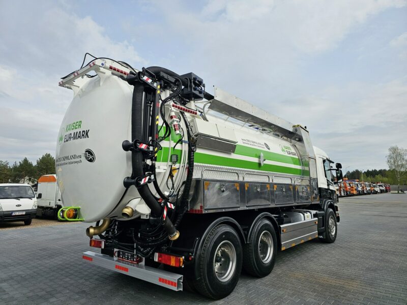 Scania WUKO KAISER EUR-MARK PKL 8.8 DO CZYSZCZENIA KANAŁÓW KOMBI WUKO asenizacyjny separator beczka odpady czyszczenie kanalizacja