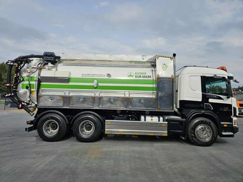 Scania WUKO KAISER EUR-MARK PKL 8.8 DO CZYSZCZENIA KANAŁÓW KOMBI WUKO asenizacyjny separator beczka odpady czyszczenie kanalizacja