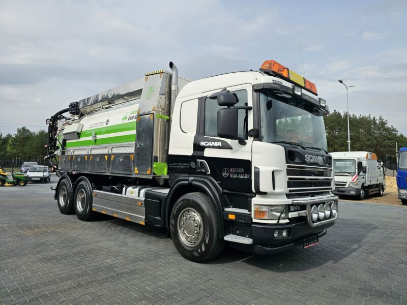 Scania WUKO KAISER EUR-MARK PKL 8.8 DO CZYSZCZENIA KANAŁÓW KOMBI WUKO asenizacyjny separator beczka odpady czyszczenie kanalizacja