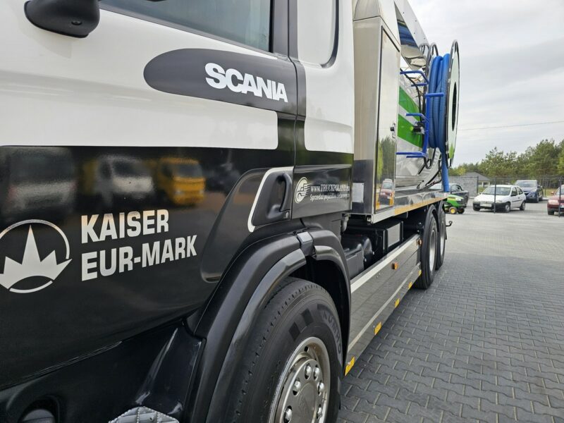 Scania WUKO KAISER EUR-MARK PKL 8.8 DO CZYSZCZENIA KANAŁÓW KOMBI WUKO asenizacyjny separator beczka odpady czyszczenie kanalizacja