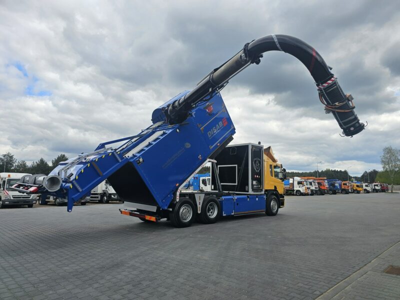 Scania DISAB ENVAC Saugbagger odkurzacz koparka ssąca substancje sypkie koparka ssąca substancje sypkie odkurzacz WUKO Saugbagger