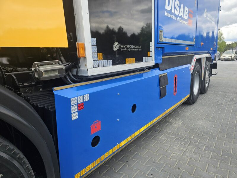 Scania DISAB ENVAC Saugbagger odkurzacz koparka ssąca substancje sypkie koparka ssąca substancje sypkie odkurzacz WUKO Saugbagger