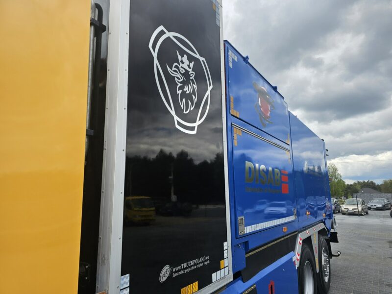Scania DISAB ENVAC Saugbagger odkurzacz koparka ssąca substancje sypkie koparka ssąca substancje sypkie odkurzacz WUKO Saugbagger