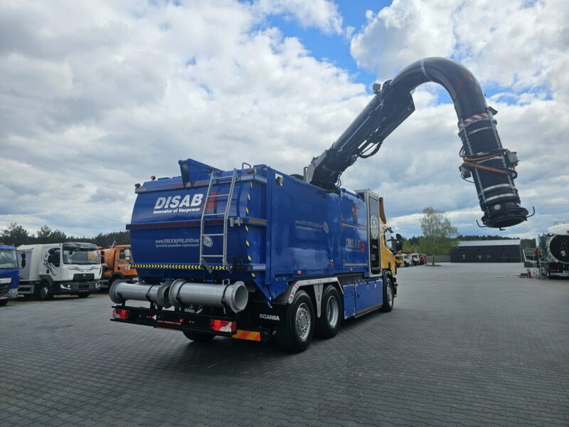 Scania DISAB ENVAC Saugbagger odkurzacz koparka ssąca substancje sypkie koparka ssąca substancje sypkie odkurzacz WUKO Saugbagger