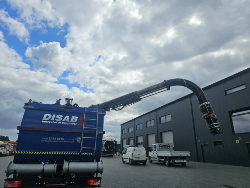 Scania DISAB ENVAC Saugbagger odkurzacz koparka ssąca substancje sypkie koparka ssąca substancje sypkie odkurzacz WUKO Saugbagger