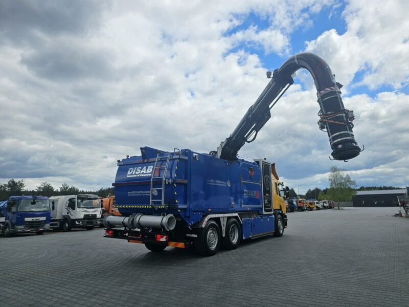 Scania DISAB ENVAC Saugbagger odkurzacz koparka ssąca substancje sypkie koparka ssąca substancje sypkie odkurzacz WUKO Saugbagger