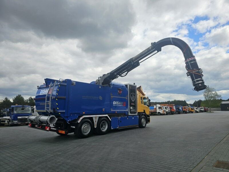 Scania DISAB ENVAC Saugbagger odkurzacz koparka ssąca substancje sypkie koparka ssąca substancje sypkie odkurzacz WUKO Saugbagger