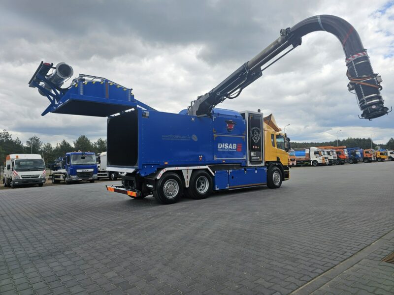 Scania DISAB ENVAC Saugbagger odkurzacz koparka ssąca substancje sypkie koparka ssąca substancje sypkie odkurzacz WUKO Saugbagger