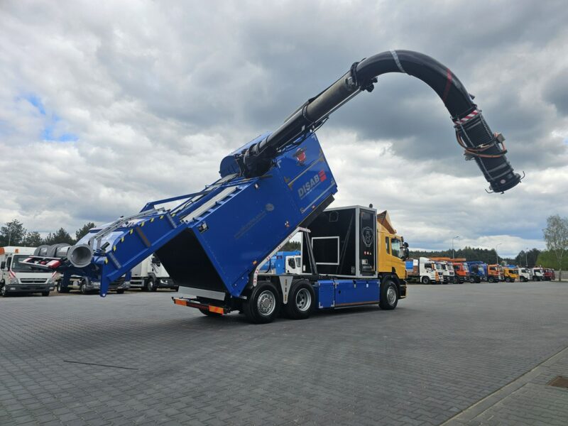 Scania DISAB ENVAC Saugbagger odkurzacz koparka ssąca substancje sypkie koparka ssąca substancje sypkie odkurzacz WUKO Saugbagger