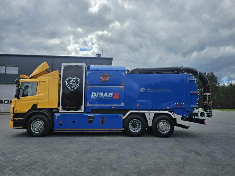 Scania DISAB ENVAC Saugbagger odkurzacz koparka ssąca substancje sypkie koparka ssąca substancje sypkie odkurzacz WUKO Saugbagger