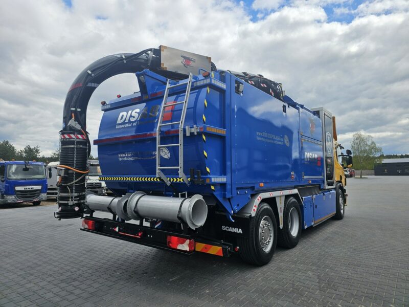 Scania DISAB ENVAC Saugbagger odkurzacz koparka ssąca substancje sypkie koparka ssąca substancje sypkie odkurzacz WUKO Saugbagger