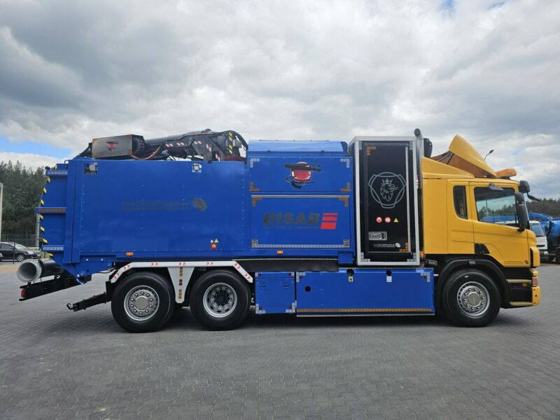 Scania DISAB ENVAC Saugbagger odkurzacz koparka ssąca substancje sypkie koparka ssąca substancje sypkie odkurzacz WUKO Saugbagger