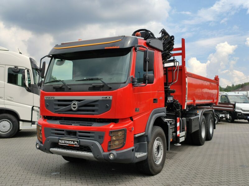 Volvo FMX 410 6x4 13L HDS Radiowy Hydroburta HIAB XS122D-4 HIDUO Wywrot MERREL 2-stronny Sprowadzony !!!