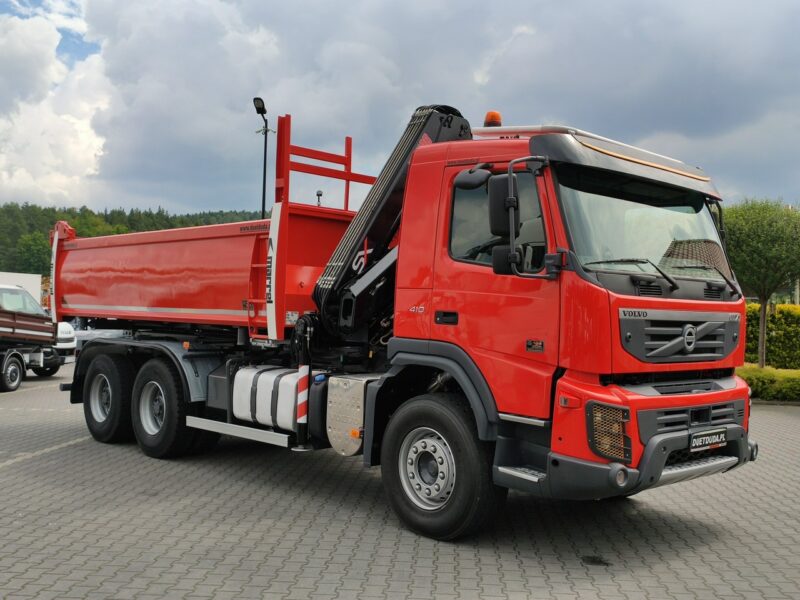 Volvo FMX 410 6x4 13L HDS Radiowy Hydroburta HIAB XS122D-4 HIDUO Wywrot MERREL 2-stronny Sprowadzony !!!