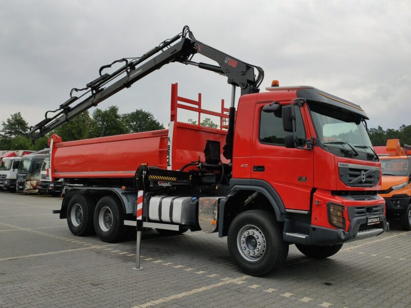 Volvo FMX 410 6x4 13L HDS Radiowy Hydroburta HIAB XS122D-4 HIDUO Wywrot MERREL 2-stronny Sprowadzony !!!