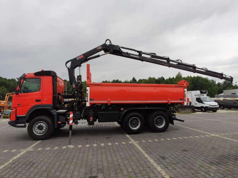 Volvo FMX 410 6x4 13L HDS Radiowy Hydroburta HIAB XS122D-4 HIDUO Wywrot MERREL 2-stronny Sprowadzony !!!