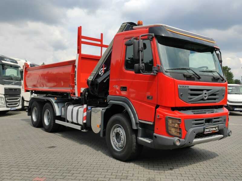 Volvo FMX 410 6x4 13L HDS Radiowy Hydroburta HIAB XS122D-4 HIDUO Wywrot MERREL 2-stronny Sprowadzony !!!